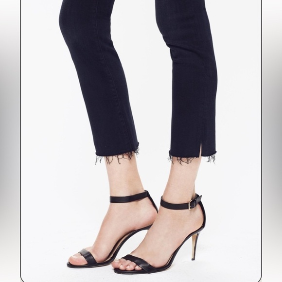 MOTHER THE RASCAL ANKLE SNIPPET IN BLACKBIRD HI RISE STRAIGHT LEG ANKLE SZ 27 - Picture 6 of 16